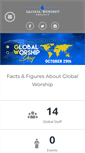 Mobile Screenshot of globalworshipday.org
