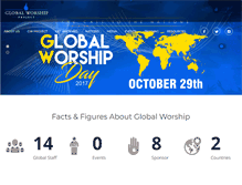 Tablet Screenshot of globalworshipday.org